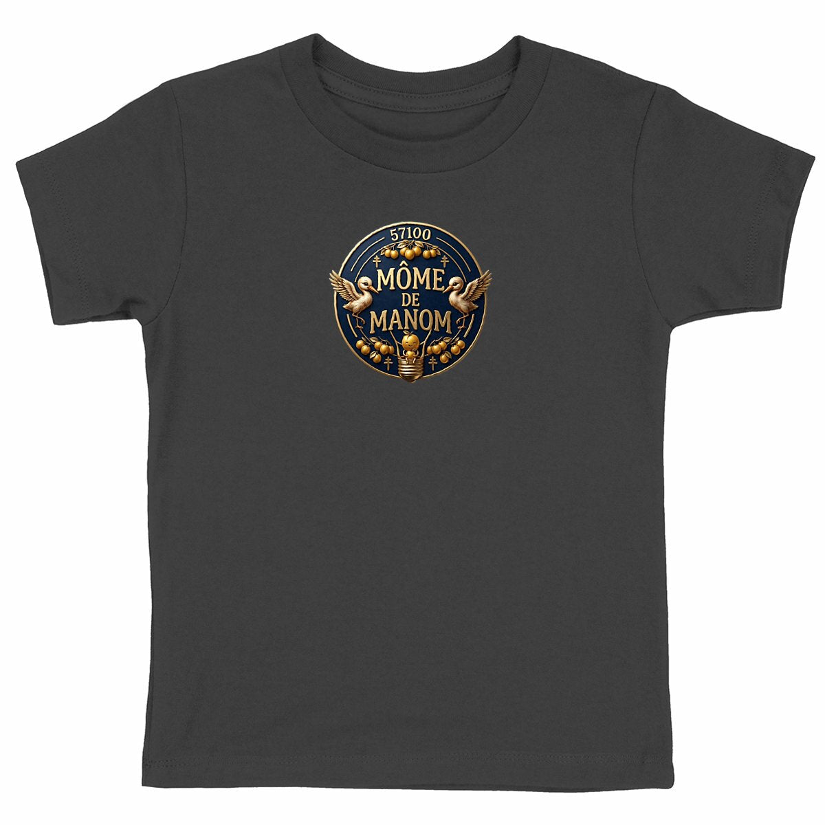 T-Shirt Môme de Manom - face_noir
