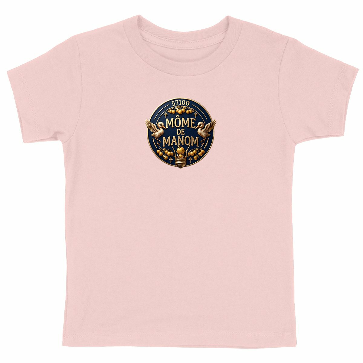T-Shirt Môme de Manom - face_rose